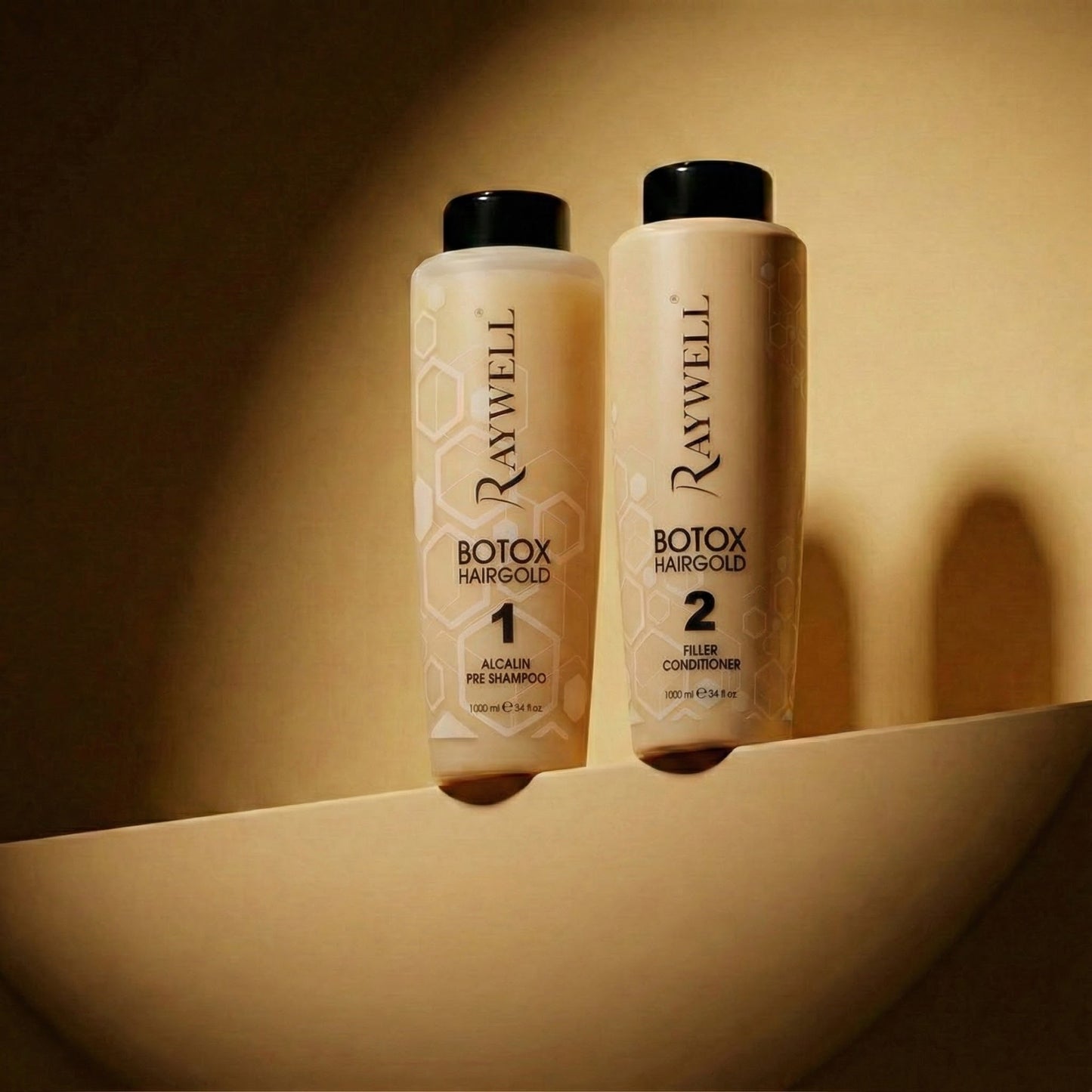 Професійний набір для наповнення та зволоження волосся BOTOX Gold 24K RAYWELL