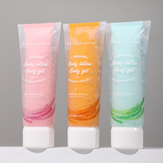 Гель для душу з ефектом зволоження з колагеном та золотою ромашкою, Keratin Queen - 200 мл