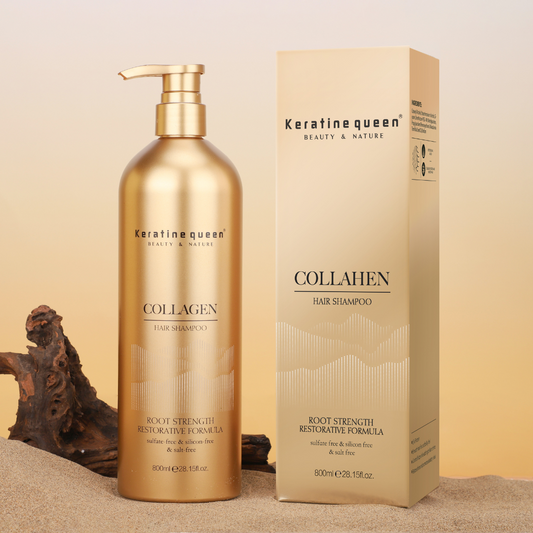 Шампунь для ослабленого волосся з колагеном Keratin Queen, 750 мл