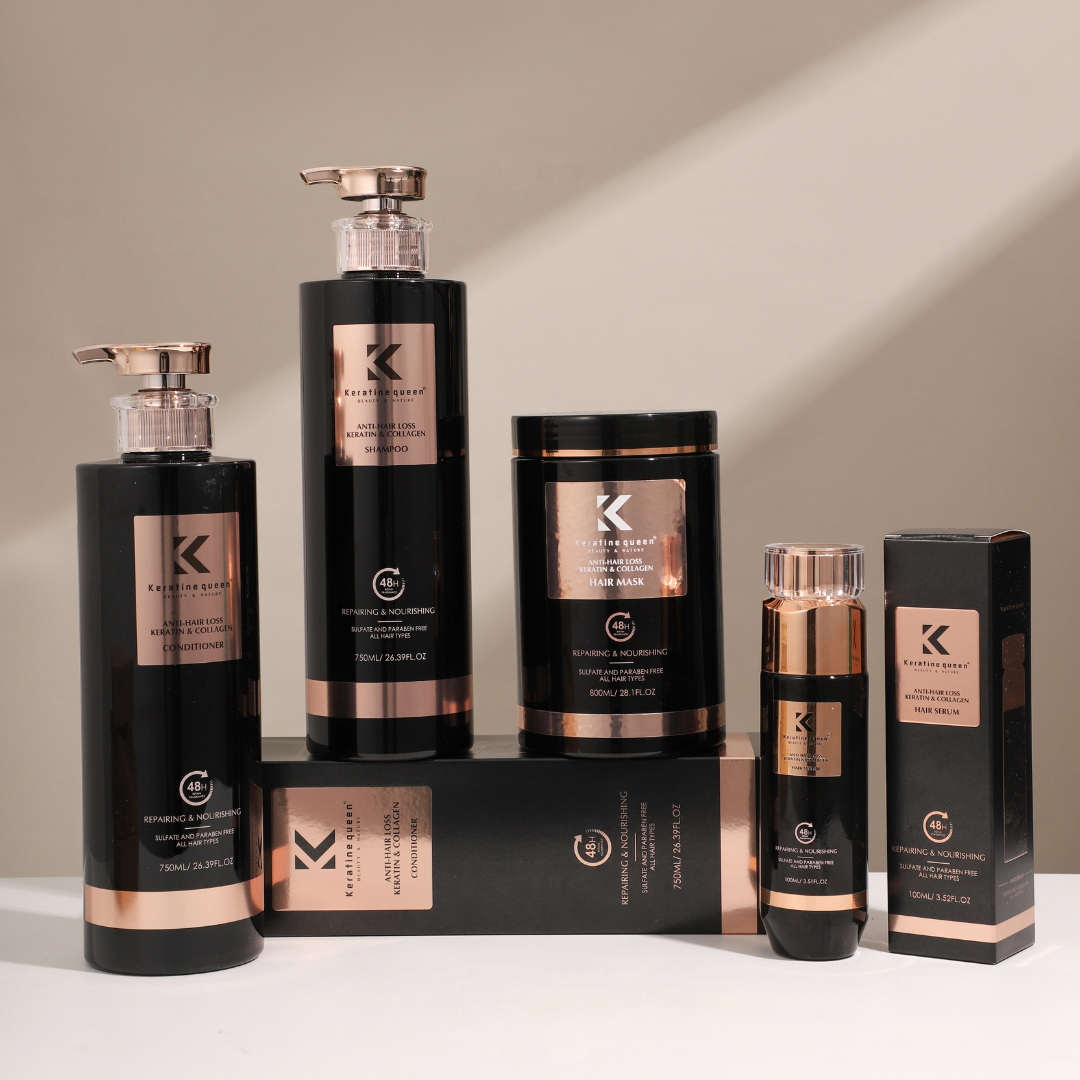 Маска для волосся проти випадіння Keratin Queen, 800 мл
