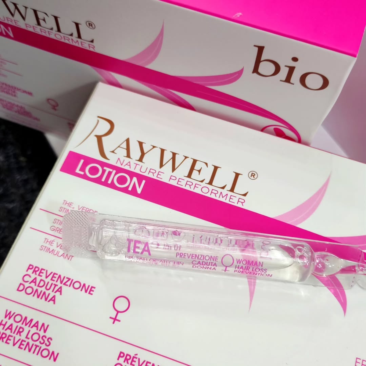 Ампули проти випадіння волосся для жінок BIO TEA RAYWELL 10*10 мл