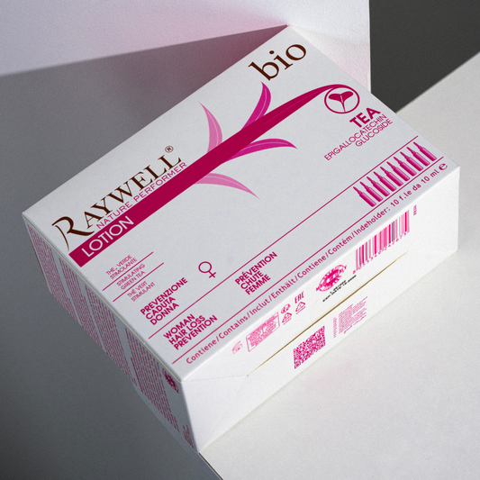 Ампули проти випадіння волосся для жінок BIO TEA RAYWELL 10*10 мл