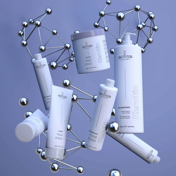 KERATIN Серія для реконструкції пошкодженого волосся