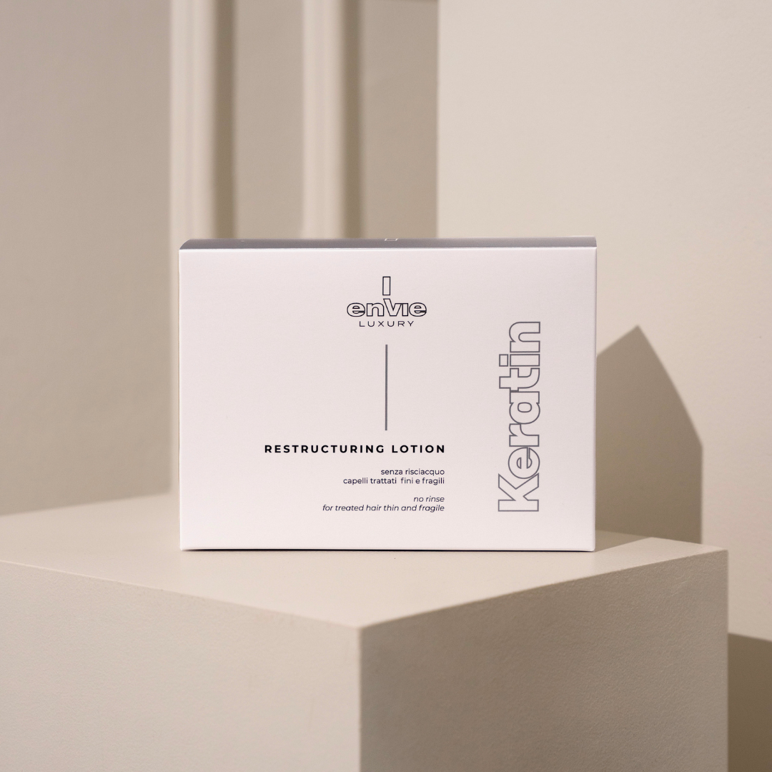 Ампули для реконструкції пошкодженого волосся LUXURY KERATIN ENVIE 10*10 мл