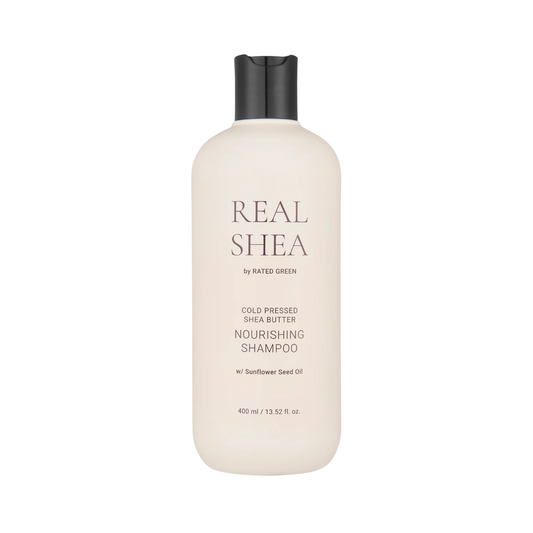 Шампунь живильний з маслом ши REAL SHEA Rated Green 400 мл