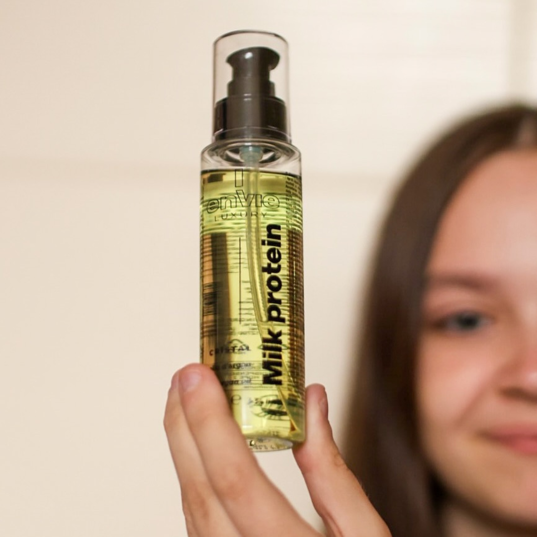Рідкі кристали з молочними протеїнами та аргановою олією LUXURY MILK ENVIE 100 мл
