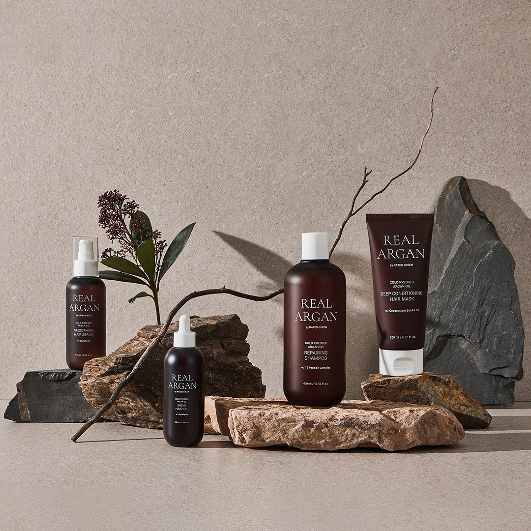 Шампунь відновлюючий з аргановою олією REAL ARGAN Rated Green 400 мл