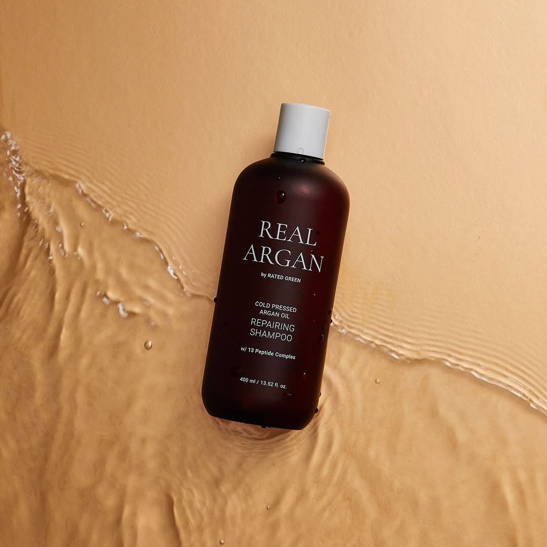 Шампунь відновлюючий з аргановою олією REAL ARGAN Rated Green 400 мл