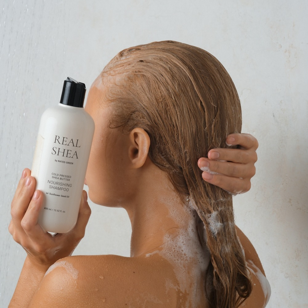 Шампунь живильний з маслом ши REAL SHEA Rated Green 400 мл