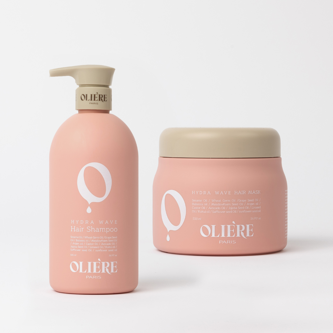 Набір шампуню та маски для догляду за кучерями Hydra Wave OLIE’RE PARIS