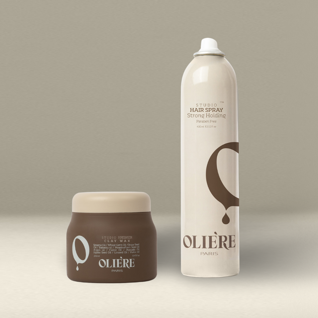 Набір спрей та глиняний віск для стайлінгу волосся Studio OLIÈRE PARIS