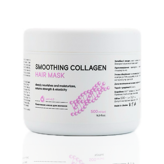 Маска для волосся колагенова розгладжуюча Smoothing Collagen MY cosm, 500 мл