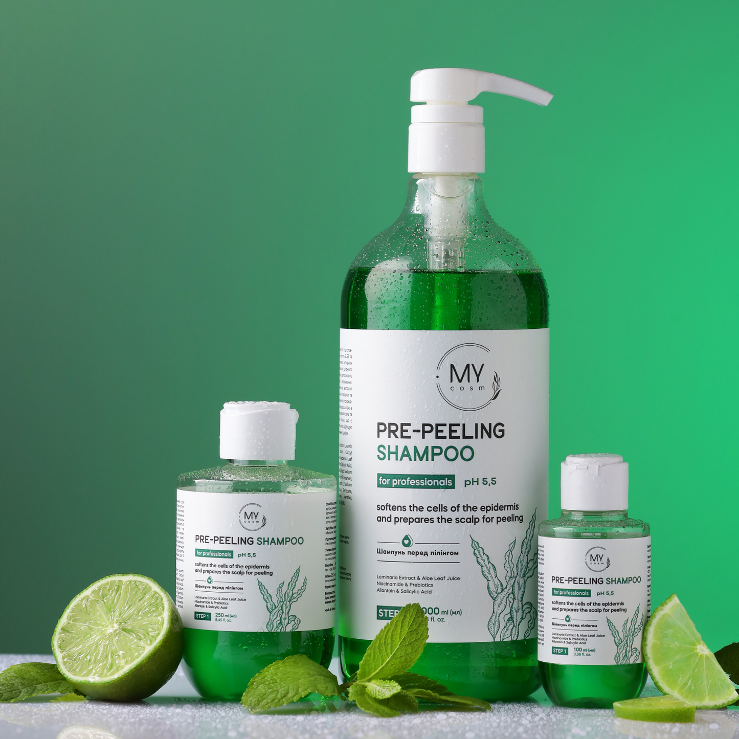 Шампунь перед пілінгом Pre-peeling Shampoo pH 5,5 MY cosm, 100 мл