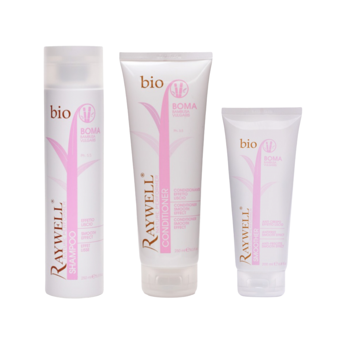 Набір для розгладження пористого волосся BIO BOMA RAYWELL