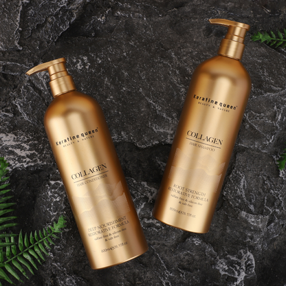 Шампунь для ослабленого волосся з колагеном Keratin Queen, 750 мл