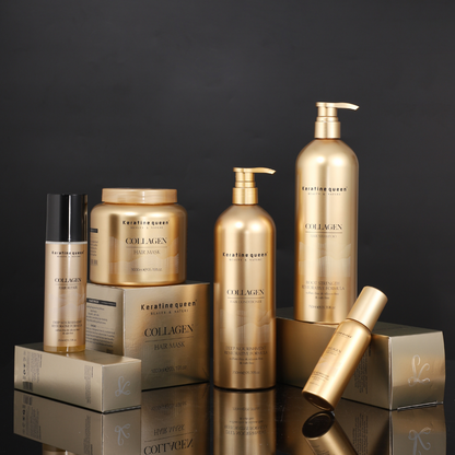 Шампунь для ослабленого волосся з колагеном Keratin Queen, 750 мл