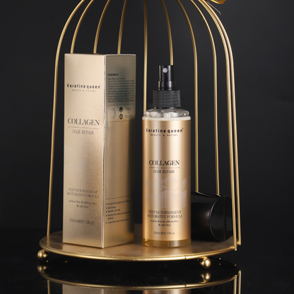 Спрей для пошкодженого волосся відновлення та блиск Keratine Queen, 250 мл