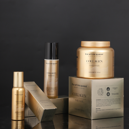 Сироватка для пошкодженого волосся інтенсивне відновлення з колагеном Keratine Queen, 100 мл