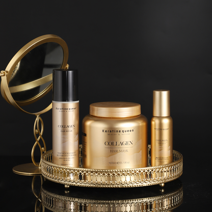 Сироватка для пошкодженого волосся інтенсивне відновлення з колагеном Keratine Queen, 100 мл