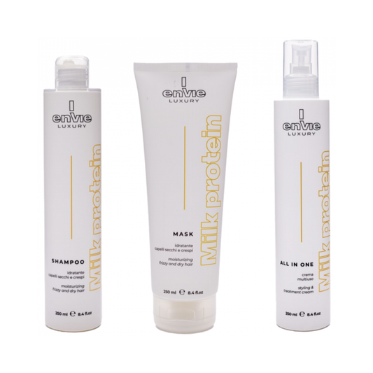Набір тріо для сухого та кучерявого волосся LUXURY MILK ENVIE MINI