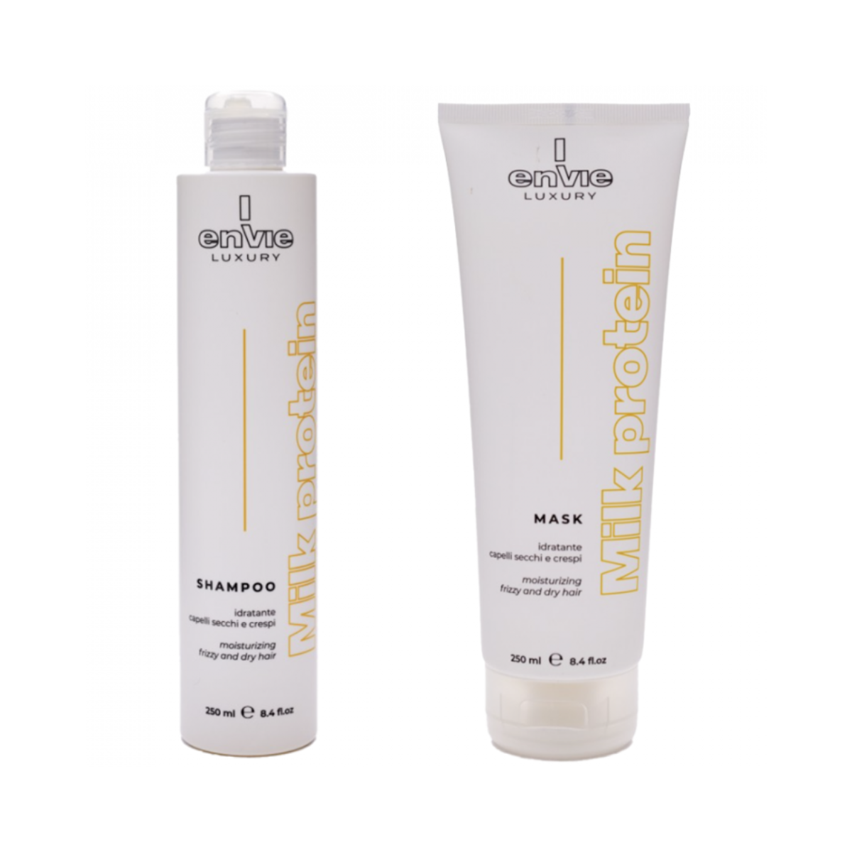 Міні-набір для сухого та кучерявого волосся LUXURY MILK ENVIE