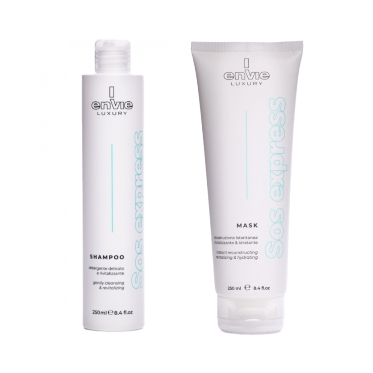 Міні-набір для миттєвого відновлення волосся з амінокислотами LUXURY SOS ENVIE