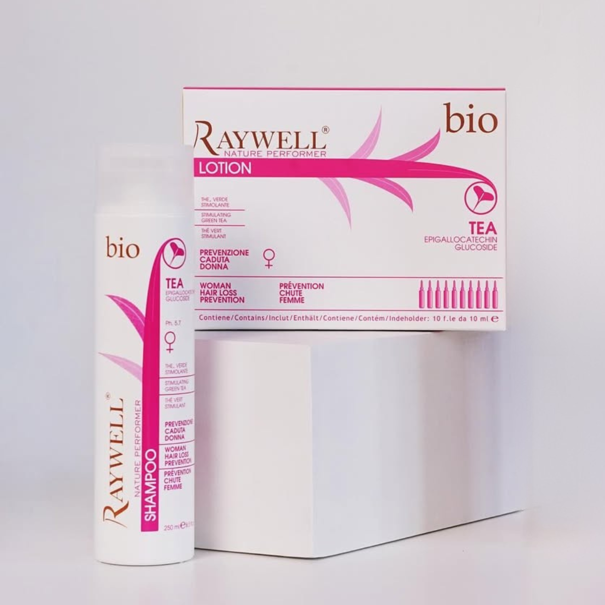 Міні-набір проти випадіння волосся BIO TEA RAYWELL