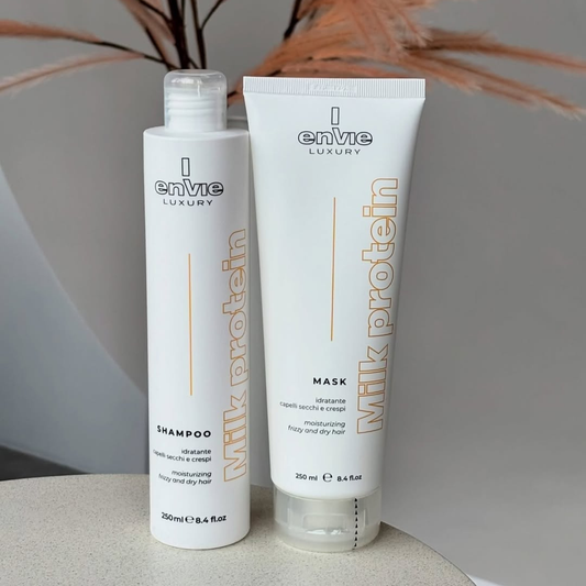 Набір тріо для сухого та кучерявого волосся LUXURY MILK ENVIE MINI